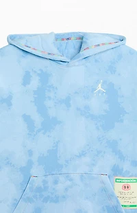 Air Jordan x J Balvin Blue Tie Dye Hoodie