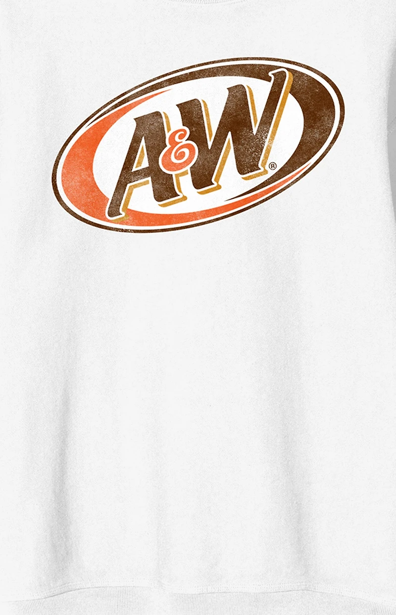 A&W Root Beer Logo Crew Neck Sweatshirt