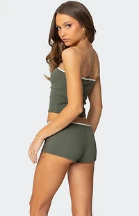 Edikted Georgina Waffle Tube Top