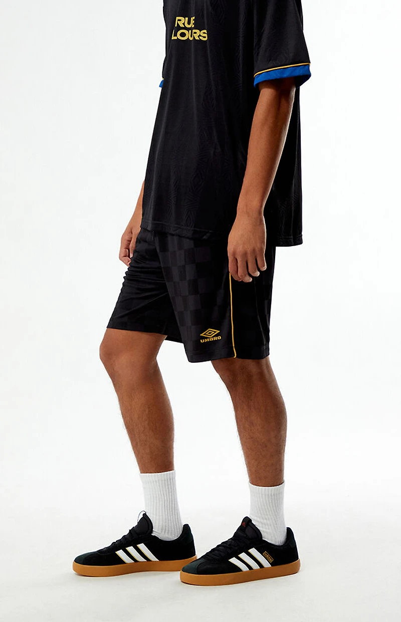 Umbro Black Checkered Shorts