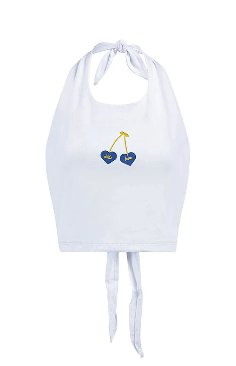 HYPE & VICE Tri Delta Tailgate Halter Top