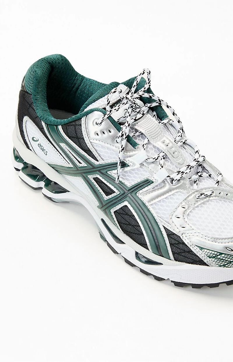 ASICS White & Green Gel Nimbus 10.1 Shoes