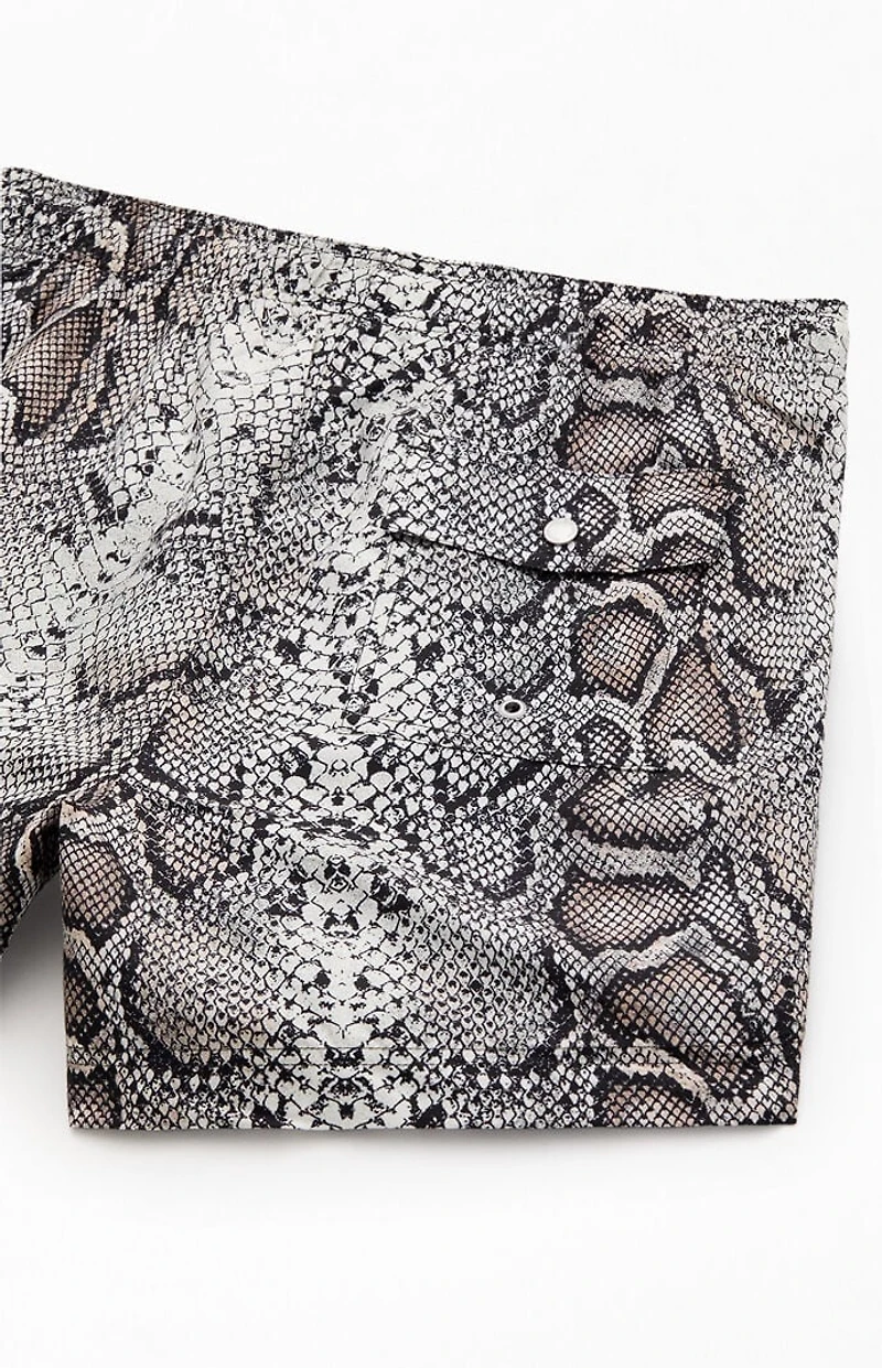 Pacsun Python 4.5" Swim Trunks