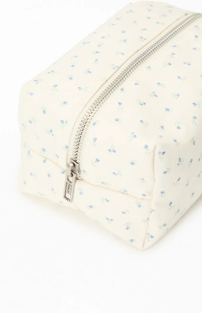 John Galt Cream Floral Travel Bag