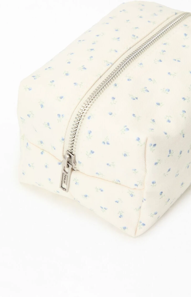 John Galt Cream Floral Travel Bag