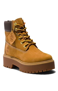 Timberland Women's Wheat Stone Street 6inch Lace-Up Waterproof Boots
