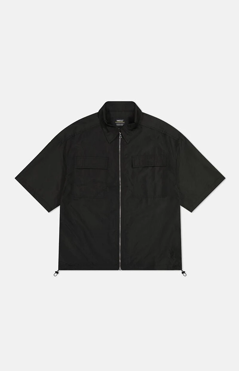 WeSC America Inc Black Open Wind Nylon Shirt