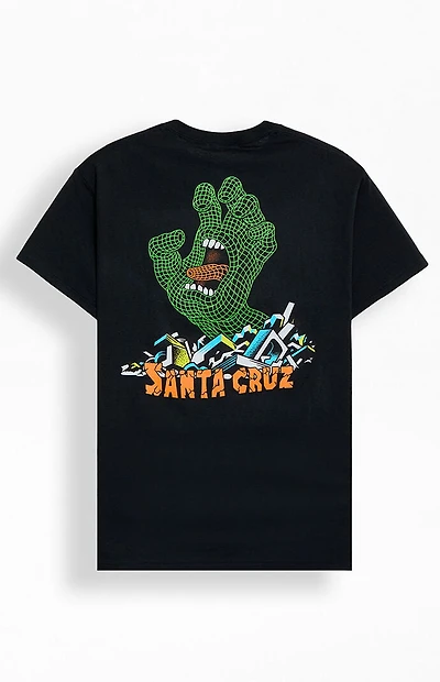 Santa Cruz Kendall Grid Hand T-Shirt