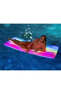 Pool Candy Classic Rainbow Illuminated LED Deluxe Pool Raft