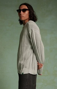 FIELD OF STUDY by Pacsun Tonal Stripe Long Sleeve Sweater