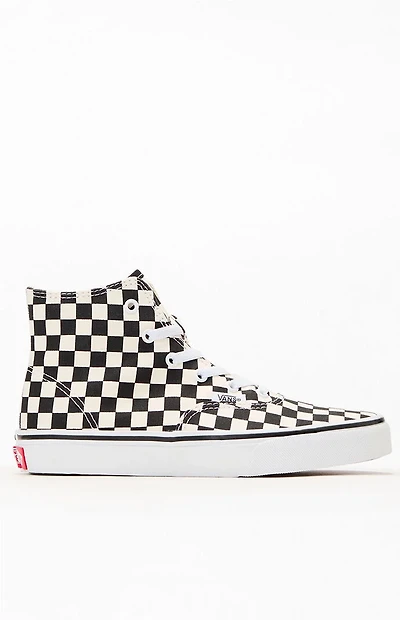 Vans Kids Black & White Authentic Hi Zip Shoes