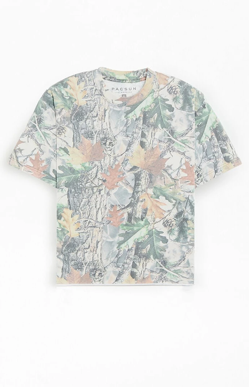 Pacsun Camo Premium Cropped T-Shirt