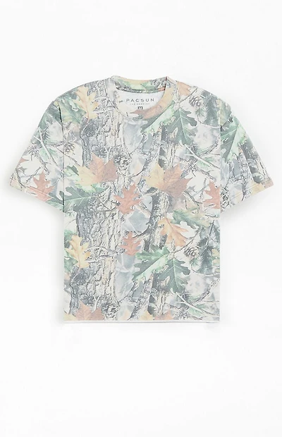 Pacsun Camo Premium Cropped T-Shirt