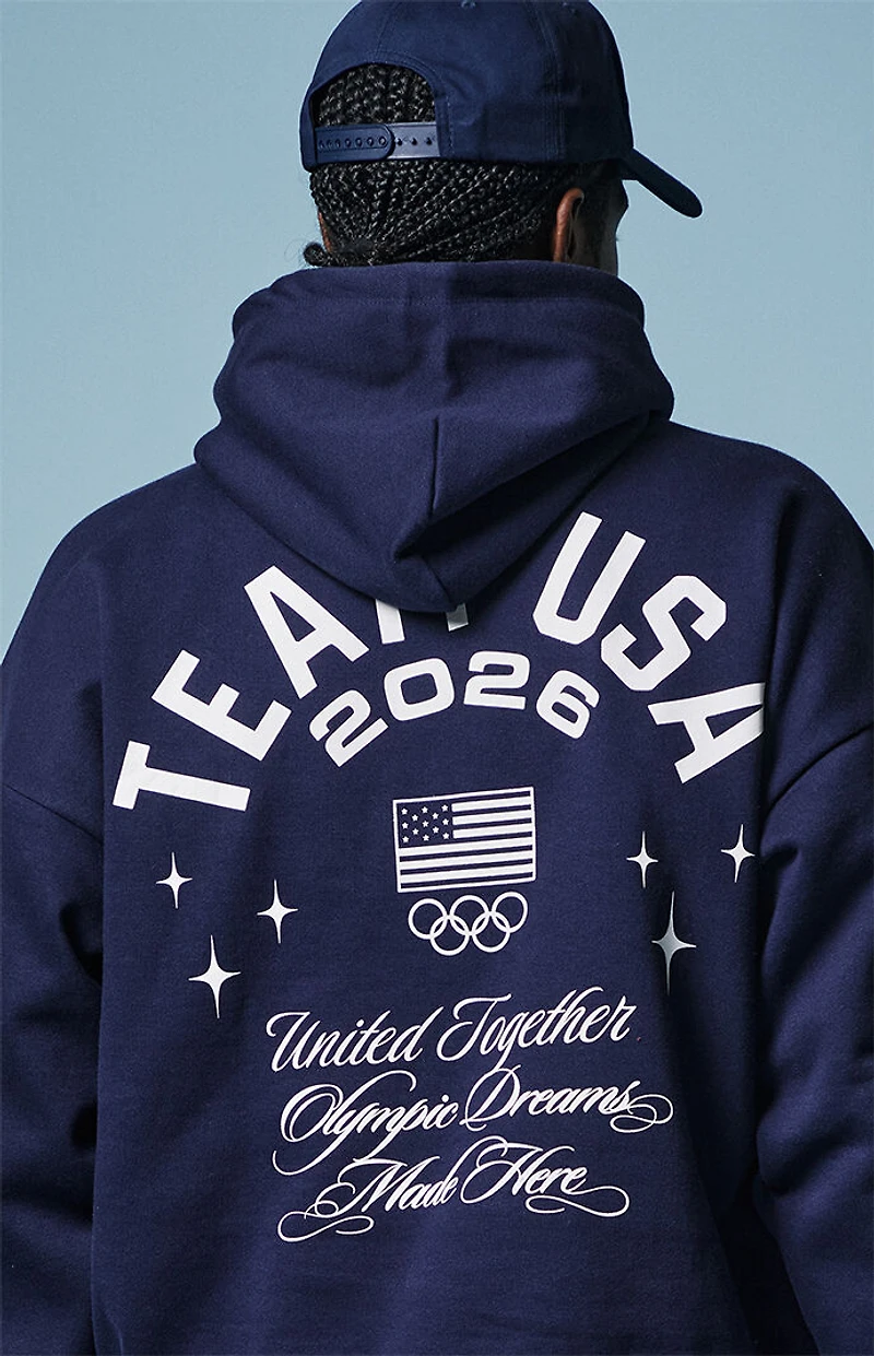 Olympics Navy Milano Cortina Team USA Dreams Hoodie