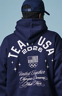 Olympics Navy Milano Cortina Team USA Dreams Hoodie