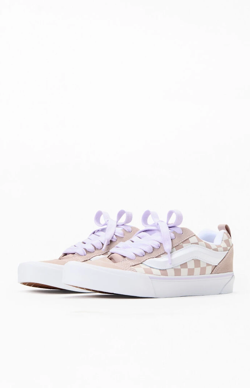 Vans Gray Checkerboard Knu Skool Sneakers