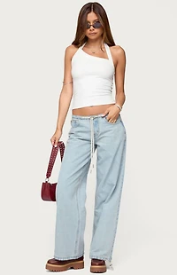 Edikted Meggie Low Rise Jeans