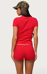 Edikted Briony Fitted T-Shirt