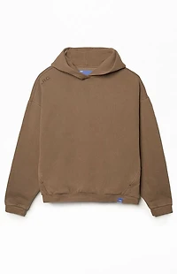 A.R.C. Brown Vintage Wash Heavyweight Fleece Hoodie