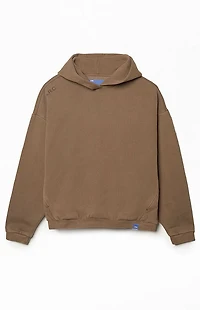 A.R.C. Brown Vintage Wash Heavyweight Fleece Hoodie