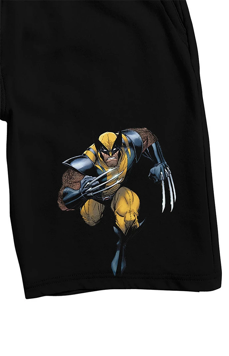 Marvel Universe X-Men Wolverine Sweat Shorts