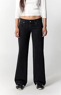 Pacsun Sammy Ultimate Low Rise Straight Leg Jeans Black