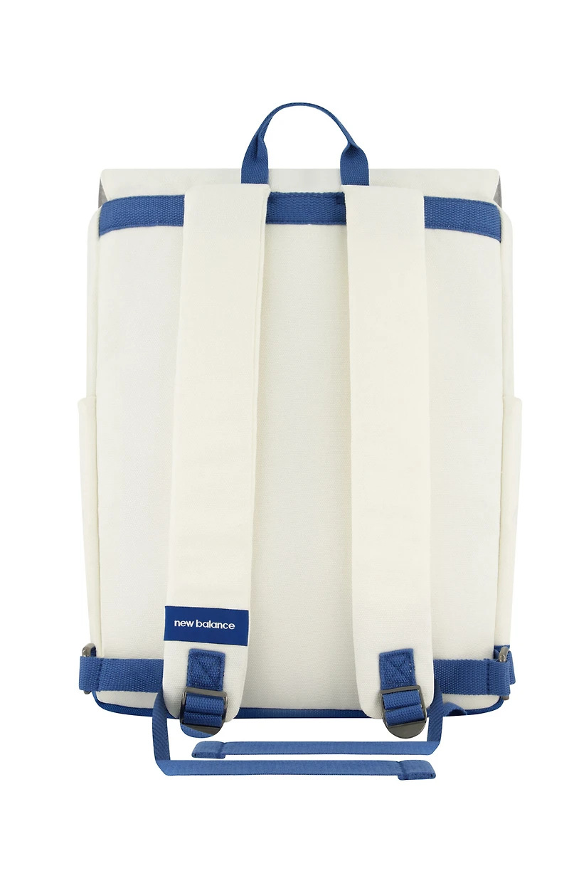 New Balance Blue & White Canvas Backpack
