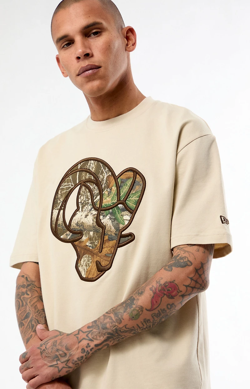 New Era LA Rams Real Tree Camo T-Shirt