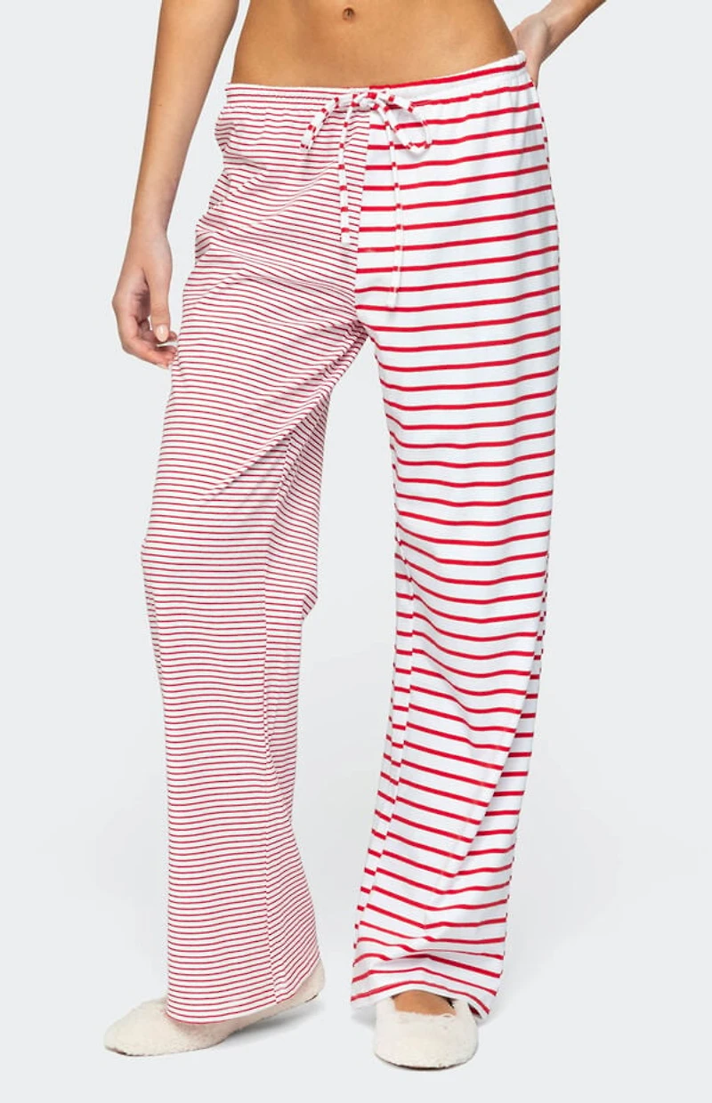 Edikted Laken Mixed Striped Pants