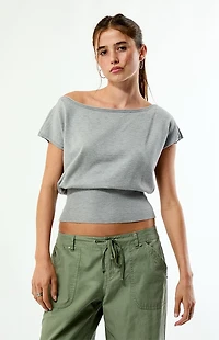 Your Favorite Eva Short Sleeve Sweater T-Shirt