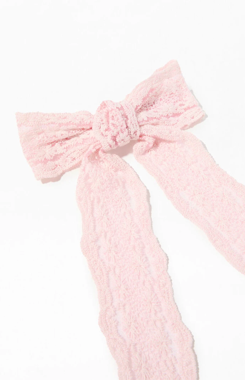 LA Hearts Crochet Hair Barrette