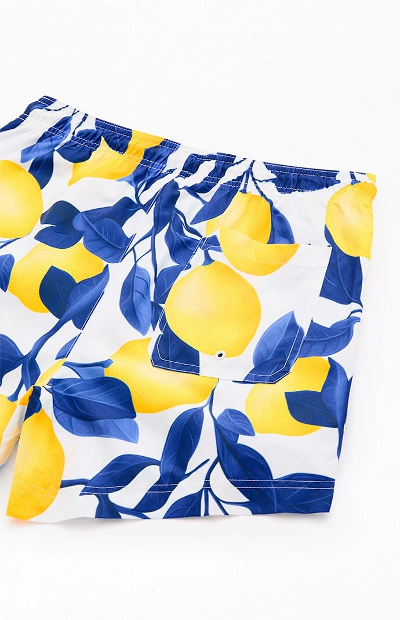 Pacsun Lemons Eco 4.5" Swim Trunks