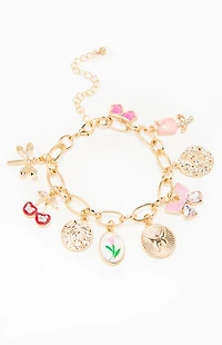 LA Hearts Anya Charm Bracelet