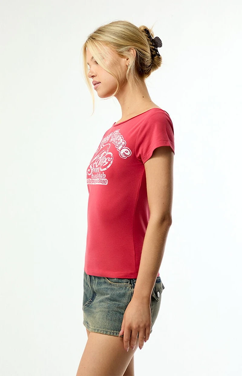 Your Favorite Point Dume Off-The-Shoulder T-Shirt