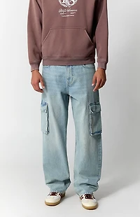 Pacsun Dylan Baggy Jeans Cargo Light Blue