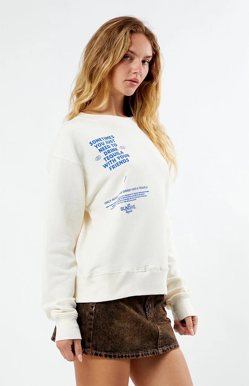 Los Sundays The Sometimes Crew Neck Sweatshirt