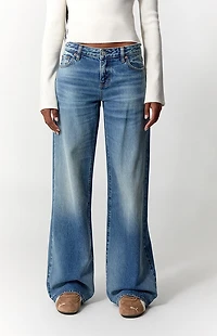 Pacsun Casey Low Rise Baggy Jeans Medium Indigo