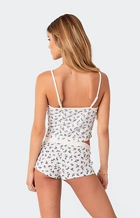 Edikted Pamper Waffle Tank Top