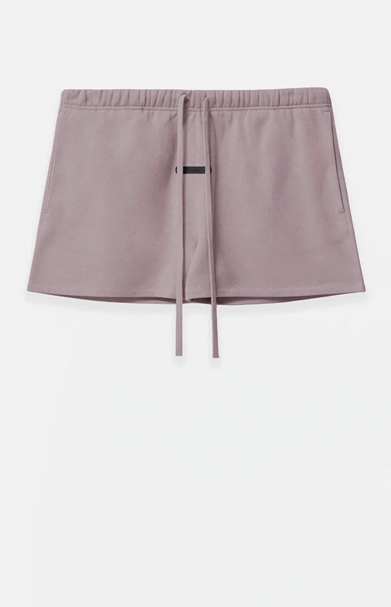 Fear of God ESSENTIALS Women's Faded Mauve Signature Running Shorts