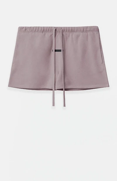 Fear of God ESSENTIALS Women's Faded Mauve Signature Running Shorts