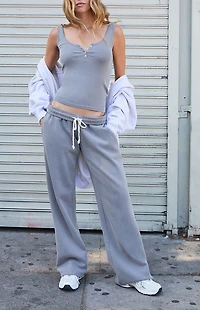 John Galt Medium Gray Anastasia Baggy Sweatpants