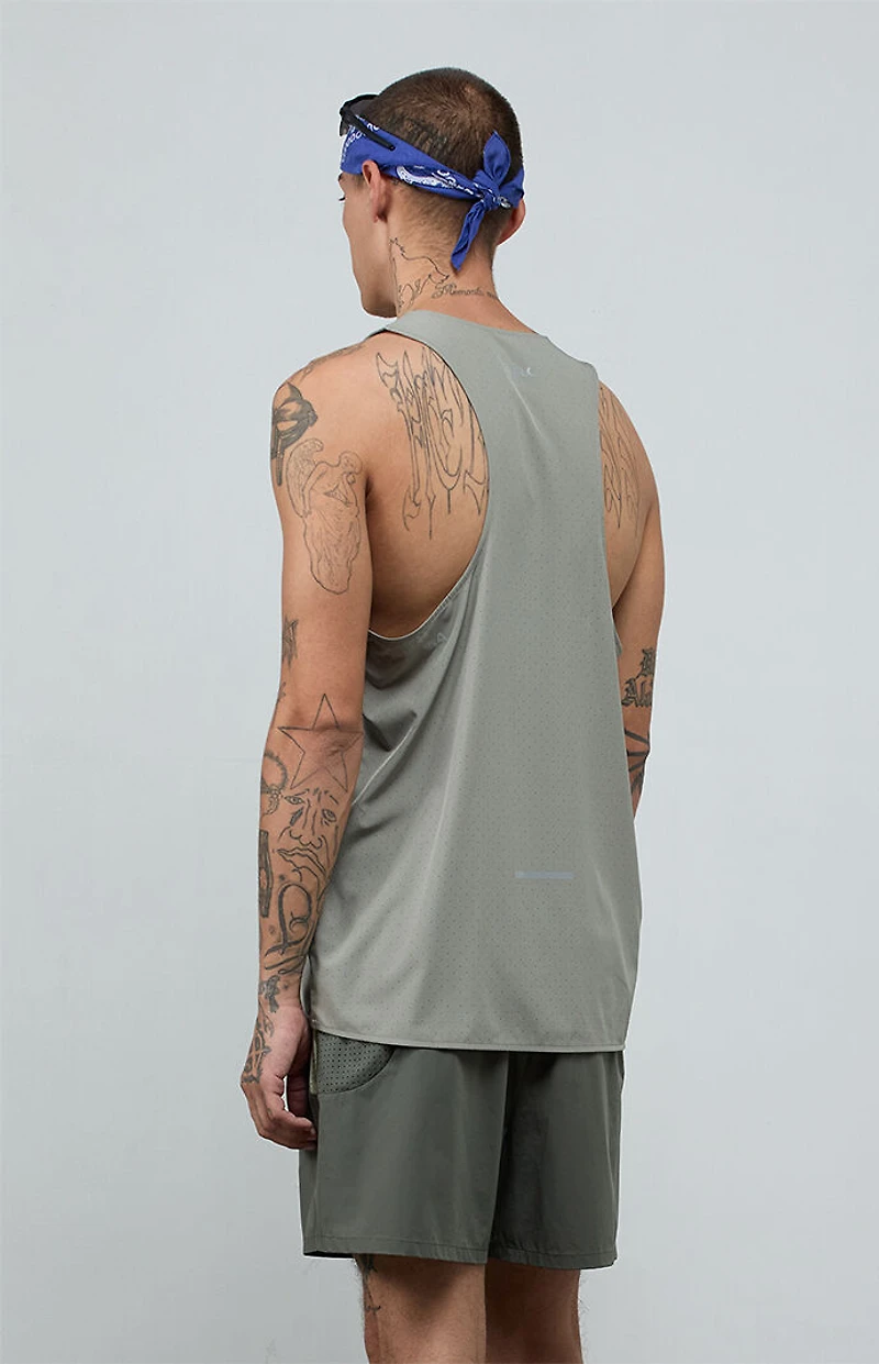 A.R.C. Gray Active Perforated Tank Top