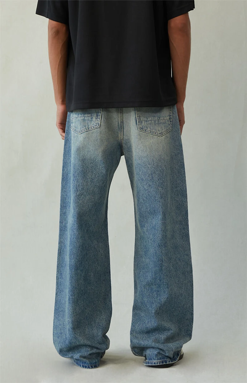 Pacsun Blake Extreme Baggy Jeans Medium Blue Tint