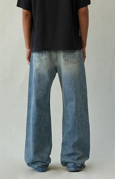 Pacsun Blake Extreme Baggy Jeans Medium Blue Tint