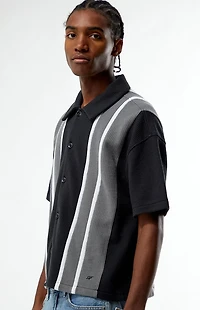 Pacsun Black Sloan Textured Camp Shirt