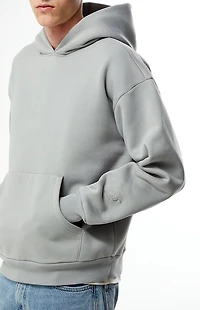 Pacsun Silver Solid Pullover Hoodie