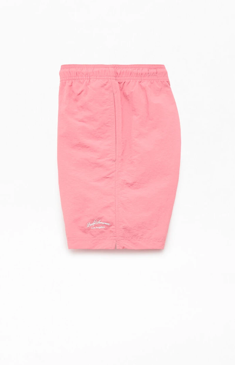 Pacsun Mauve Collegiate 6.5'' Swim Trunks