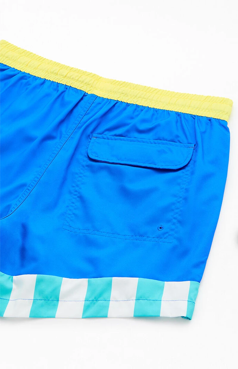 Duvin Design Multi Block 4" Swim Trunks