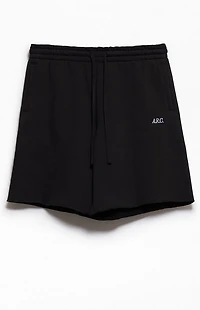 A.R.C. Black Standard Long Fleece Sweat Shorts