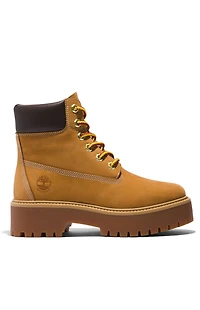 Timberland Women's Wheat Stone Street 6inch Lace-Up Waterproof Boots